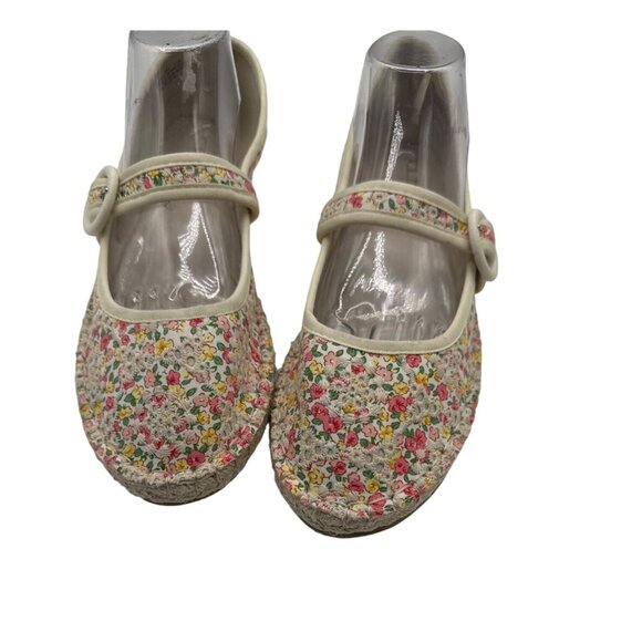 CL by Laundry Size 11 Mary Jane Floral Mary Jane Espadrille Flats Womens - Picture 4 of 8